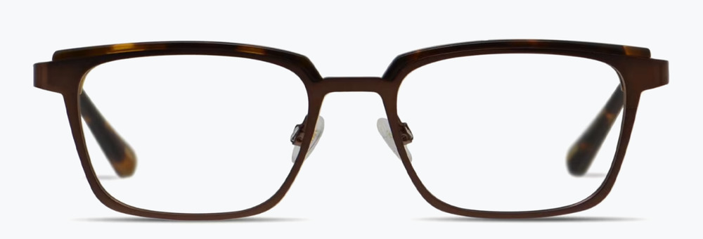 OTTOTO HORATIO 35-001885 BROWN TORTOISE EYEGLASSES 51-18-145 NO LENSES